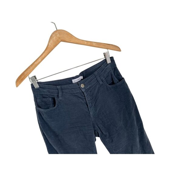 Paolo Tonali Corduroy Pants Made in Italy Blue Gray Size 42 - US 30 - Picture 2 of 7